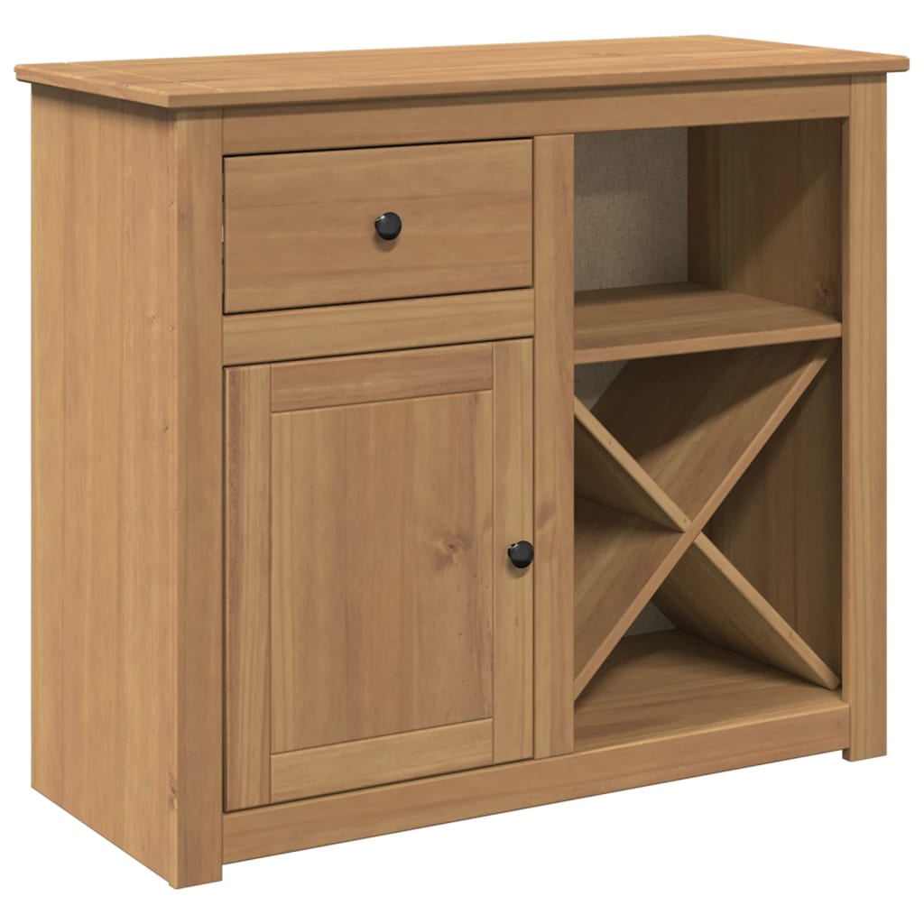 Dressoir met lade Panama 93x40x80 cm massief grenenhout