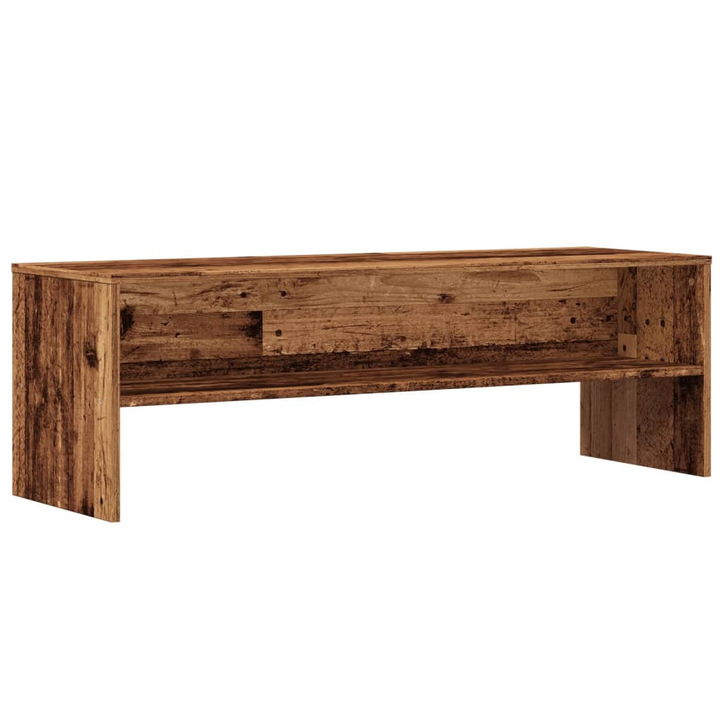 Tv-meubel 120x40x40 cm bewerkt hout oud houtkleurig