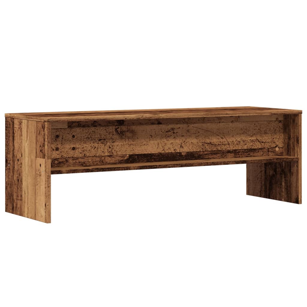 Tv-meubel 120x40x40 cm bewerkt hout oud houtkleurig