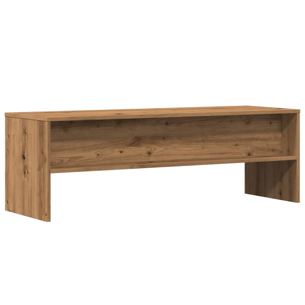 Tv-meubel 120x40x40 cm bewerkt hout artisanaal eikenkleurig